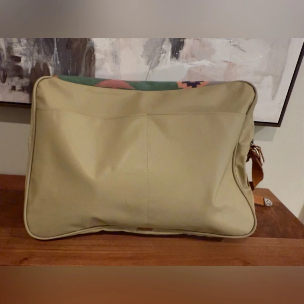 Vintage True‎ West Leather Southwestern Messenger Bag - Picture 11 of 12